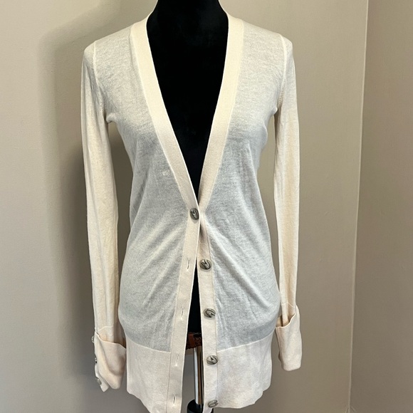Club Monaco Sweaters - Club Monaco Cream Cashmere Cardigan sz XS